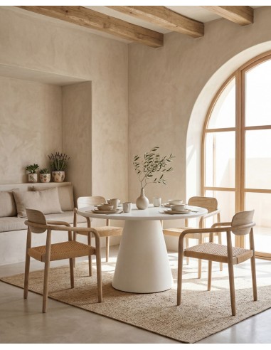 Cadeira de estilo mediterrânico com braços...