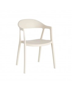 Silla con brazos Apilable Exterior CINTRAC de Polipropileno