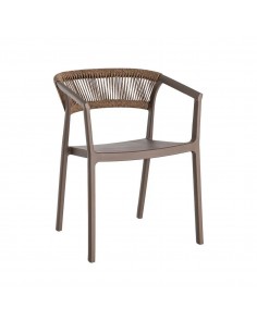 Silla Apilable con brazos de Exterior QUINBA de...