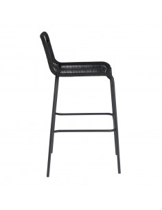 GLENVILLE Tamborete preto altura 100 cm 2