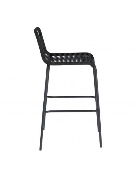 GLENVILLE Tamborete preto altura 100 cm