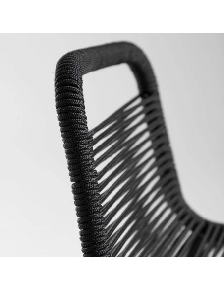 GLENVILLE Tamborete preto altura 100 cm