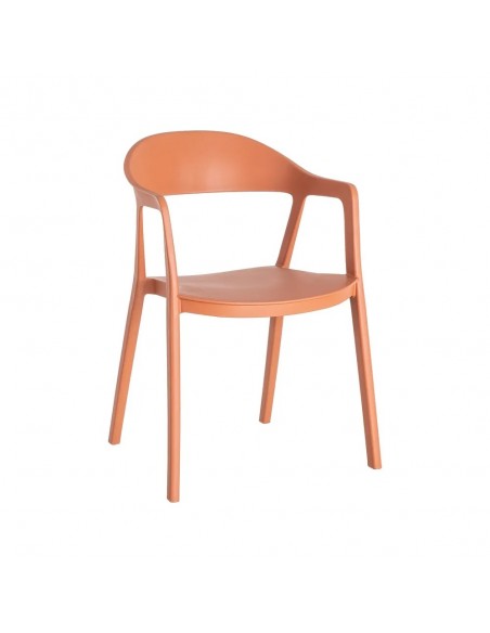 Silla con brazos Apilable Exterior CINTRAC de Polipropileno