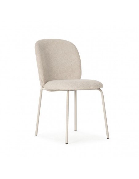 Silla de Comedor DAIA tapizada con Patas Metálicas