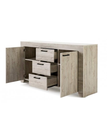 APARADOR CONTEMPORANEO MICHIGAN 150x42, roble APARADOR CONTEMPORANEO MICHIGAN 150x42, roble