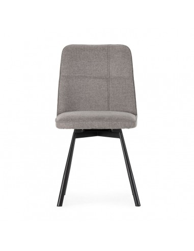 Silla giratoria de comedor TIRSA tapizada con...
