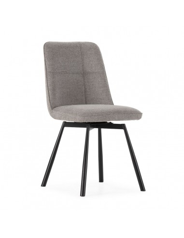 Silla giratoria de comedor TIRSA tapizada con...