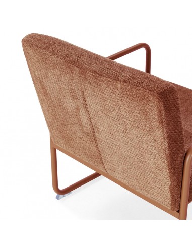 Sillón VINCE Tapizado en Tela con Patas...