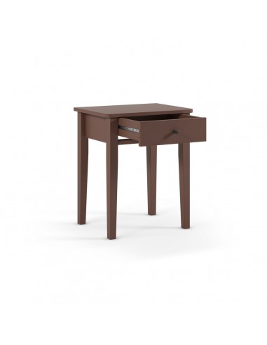 Mesa de Cabeceira BART terracota com 1 gaveta...