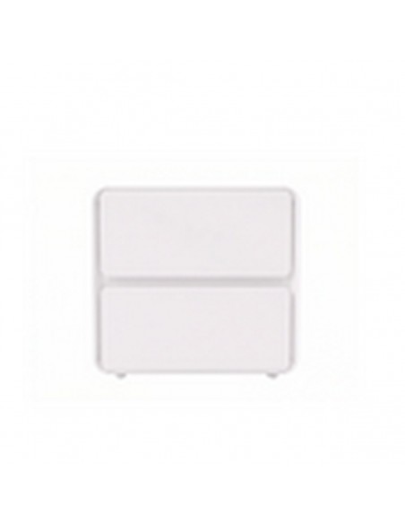Mesa de cabeceira minimalista NEO branca, 2 gavetas