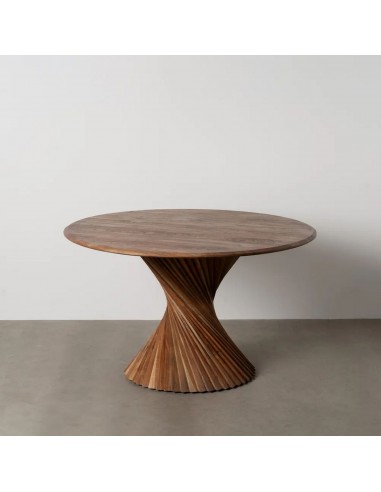 Mesa de Comedor Redonda NARA 130 cm en Madera...