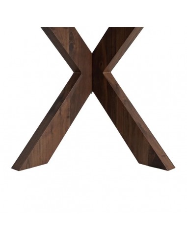 Mesa de Comedor Redonda ARGOT 120 cm MDF Efecto...