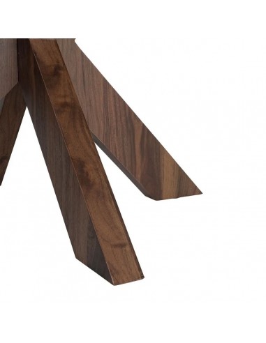 Mesa Redonda ARGOT 120 cm MDF Efeito Madeira...