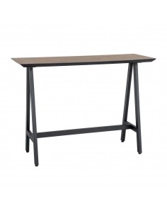 Mesa Alta Industrial NOX 138 cm DM Natural y Metal Preto