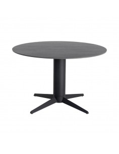 Mesa de Jantar Redonda TAVIRA 120 cm Cerâmica Travertino...