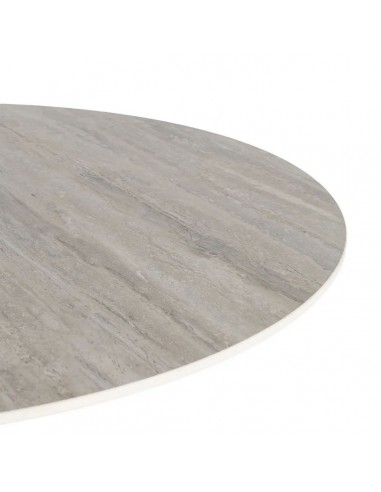Mesa de Comedor Redonda TAVIRA 120 cm Cerámica...