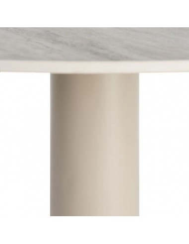 Mesa de Comedor Redonda TAVIRA 120 cm Cerámica...