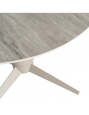 Mesa de Comedor Redonda TAVIRA 120 cm Cerámica...