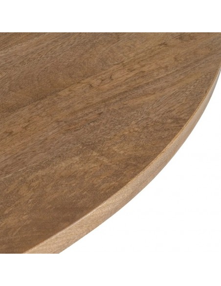 Mesa redonda rustica boho CALMA 150 en Madera de Mango