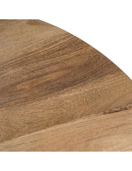 Mesa redonda rustica boho CALMA 150 en Madera de Mango
