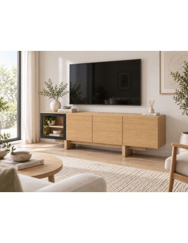 Móvel de TV nórdico contemporâneo REIMS 200x40...