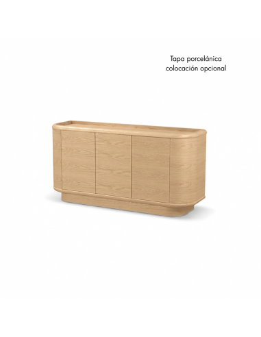 Aparador minimalista orgánico LYON 160x45...