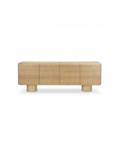 Aparador Japandi organic NANTES 200x40 Roble y Patas...