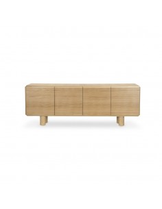 Aparador Organic Modern NANTES 200x40 Roble y Patas en arco