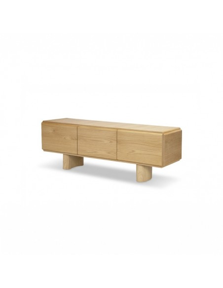 Mueble de TV Organic Modern NANTES 160x40 Roble y Patas en arco