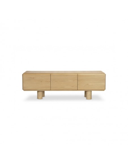 Mueble de TV Organic Modern NANTES 160x40 Roble y Patas en arco