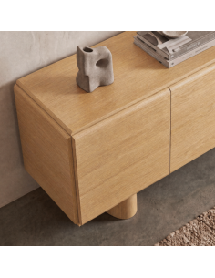 Mueble de TV Organic Modern NANTES 160x40 Roble y Patas... 2