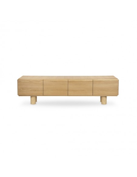 Mueble de TV Organic Modern NANTES 200x40 Roble y Patas en arco