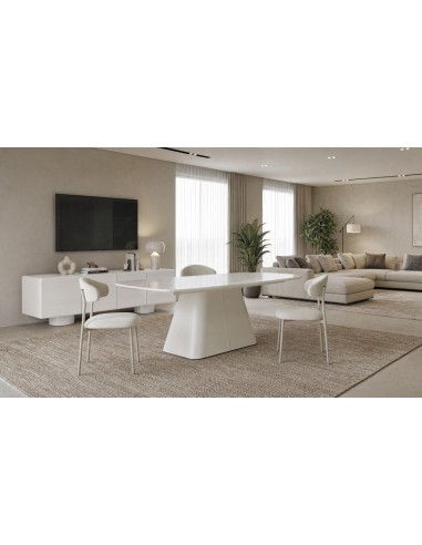 Mesa de jantar design escultural NÉLIDA 180x90,...
