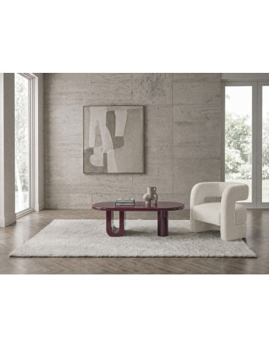 Mesa de Centro LURA 120 design escultural em...