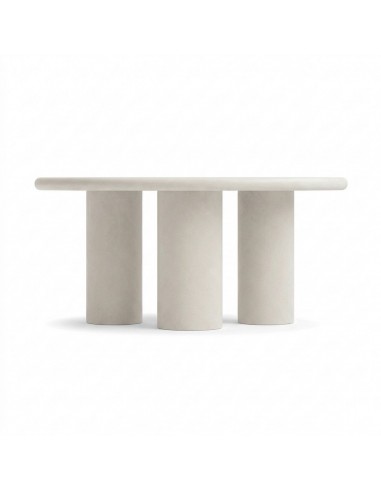Mesa de centro redonda de estilo orgánico...