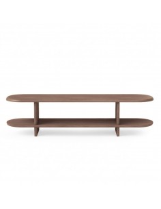 Mueble TV NIMES 180 cm en Nogal Estilo Moderno Orgánico