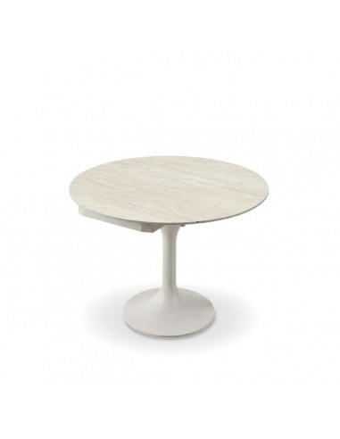 Mesa extensível giratória LORA 105 cm com...