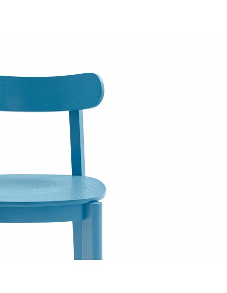 Cadeira Teulat Nara em azul-céu Design Japandi
