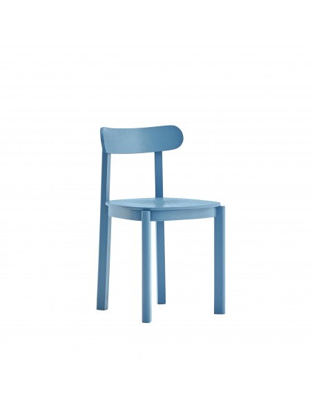 Cadeira Teulat Nara em azul-céu Design Japandi