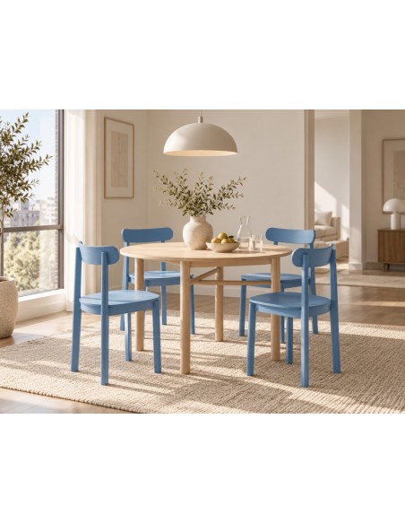TEULAT SILLA NARA en azul cielo de DISEÑO JAPANDI