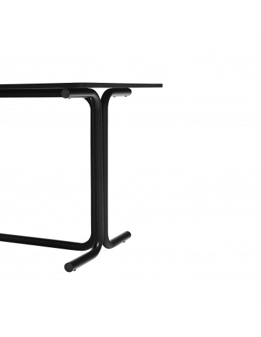 Teulat Passamà 180 Mesa comedor negra rectangular