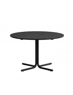 Teulat Passamà 110 Mesa de jantar redonda em preto