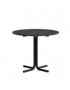 Teulat Passamà 70 Mesa cocina redonda en negro 2