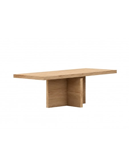Teulat Arrel 120, Mesa de centro minimalista rectangular en roble