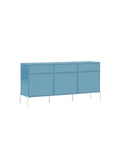Aparador Teulat CROMA, de design moderno, em azul...