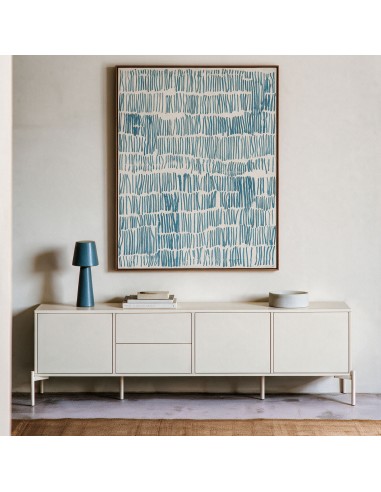Teulat CROMA 180, Mueble TV de diseño en Crema,...