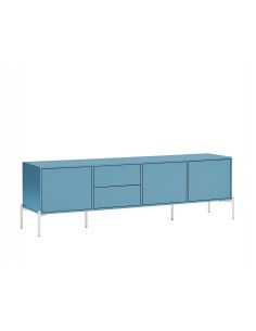Mueble de TV de diseño Moderno CROMA en Azul cielo de...