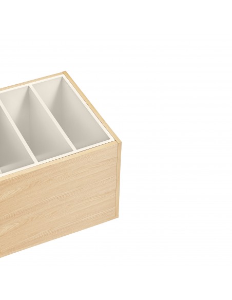 Teulat SONAR 135 Mueble Tocadiscos y TV con ruedas en Roble Crema