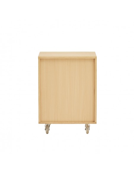 Teulat SONAR 45, Mueble Tocadiscos auxiliar con ruedas Roble y Crema