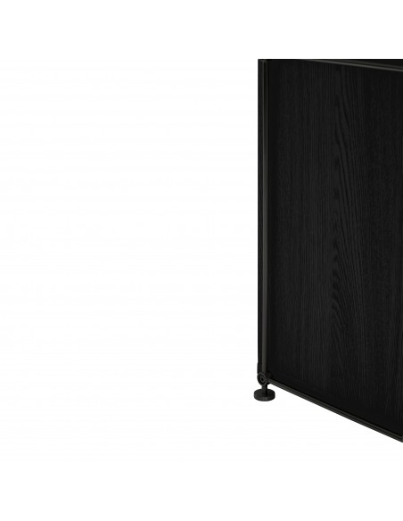 Teulat AUREA 80, Aparador minimalista 2 Puertas en negro